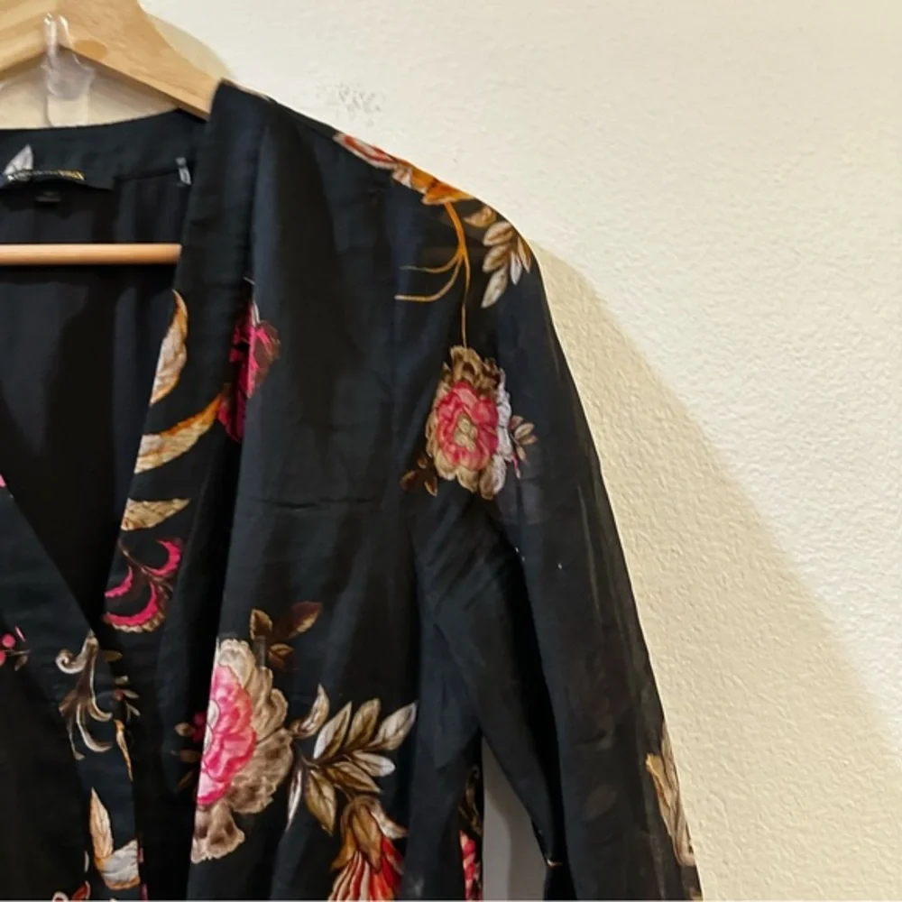 Kobi Halperin Denise Floral Belted Midi-Dress Size Medium - Picture 7 of 13